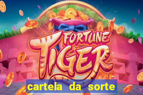 cartela da sorte time de futebol que mais saem